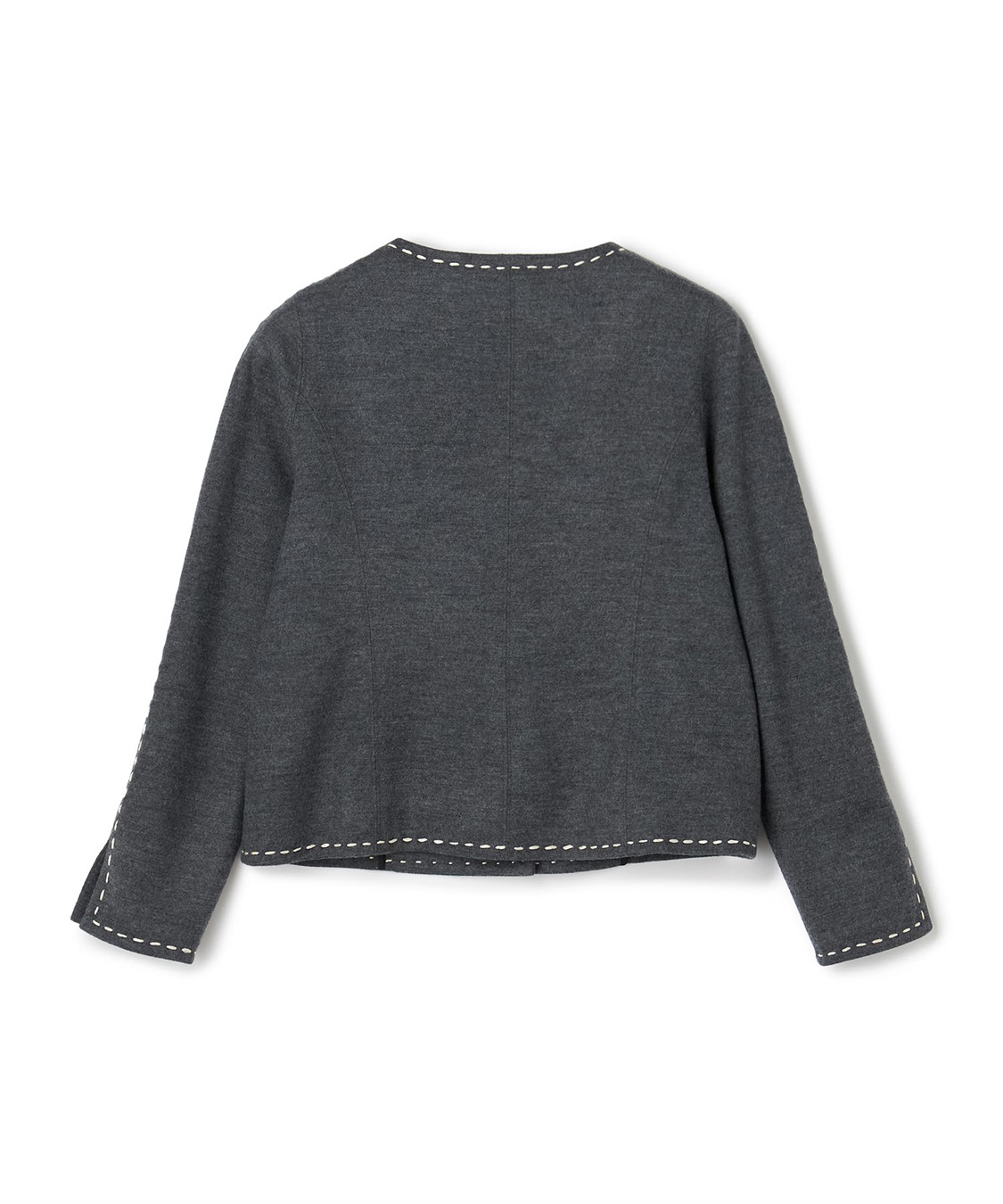 49AV JUNKO SHIMADA ウールジャージー配色ステッチジャケット_sub_21