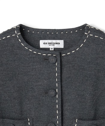 49AV JUNKO SHIMADA ウールジャージー配色ステッチジャケット_subthumb_22