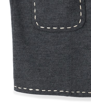 49AV JUNKO SHIMADA ウールジャージー配色ステッチジャケット_subthumb_24