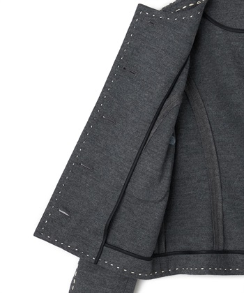 49AV JUNKO SHIMADA ウールジャージー配色ステッチジャケット_subthumb_25