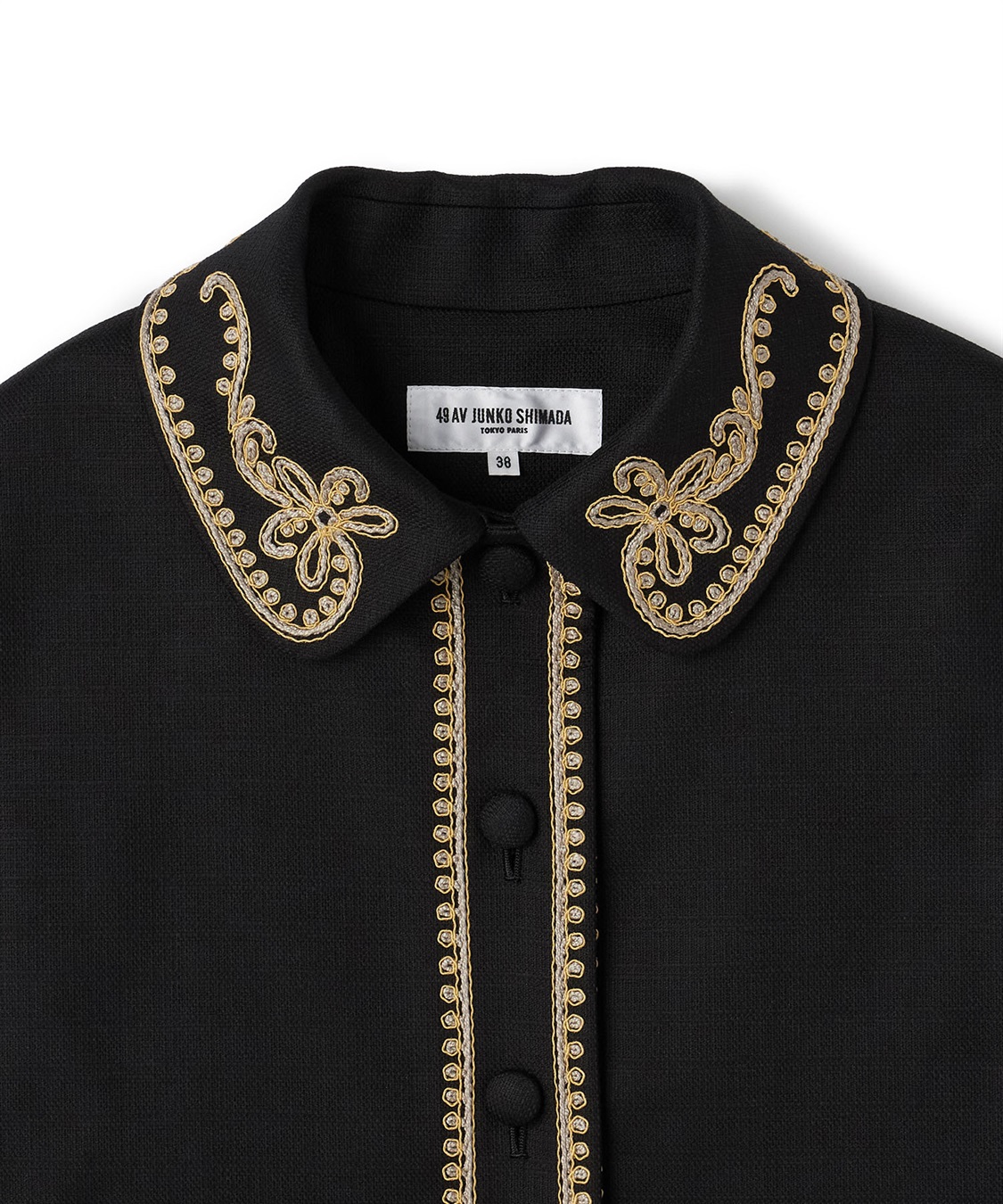 49AV JUNKO SHIMADA 刺しゅう使いジャケット_sub_2