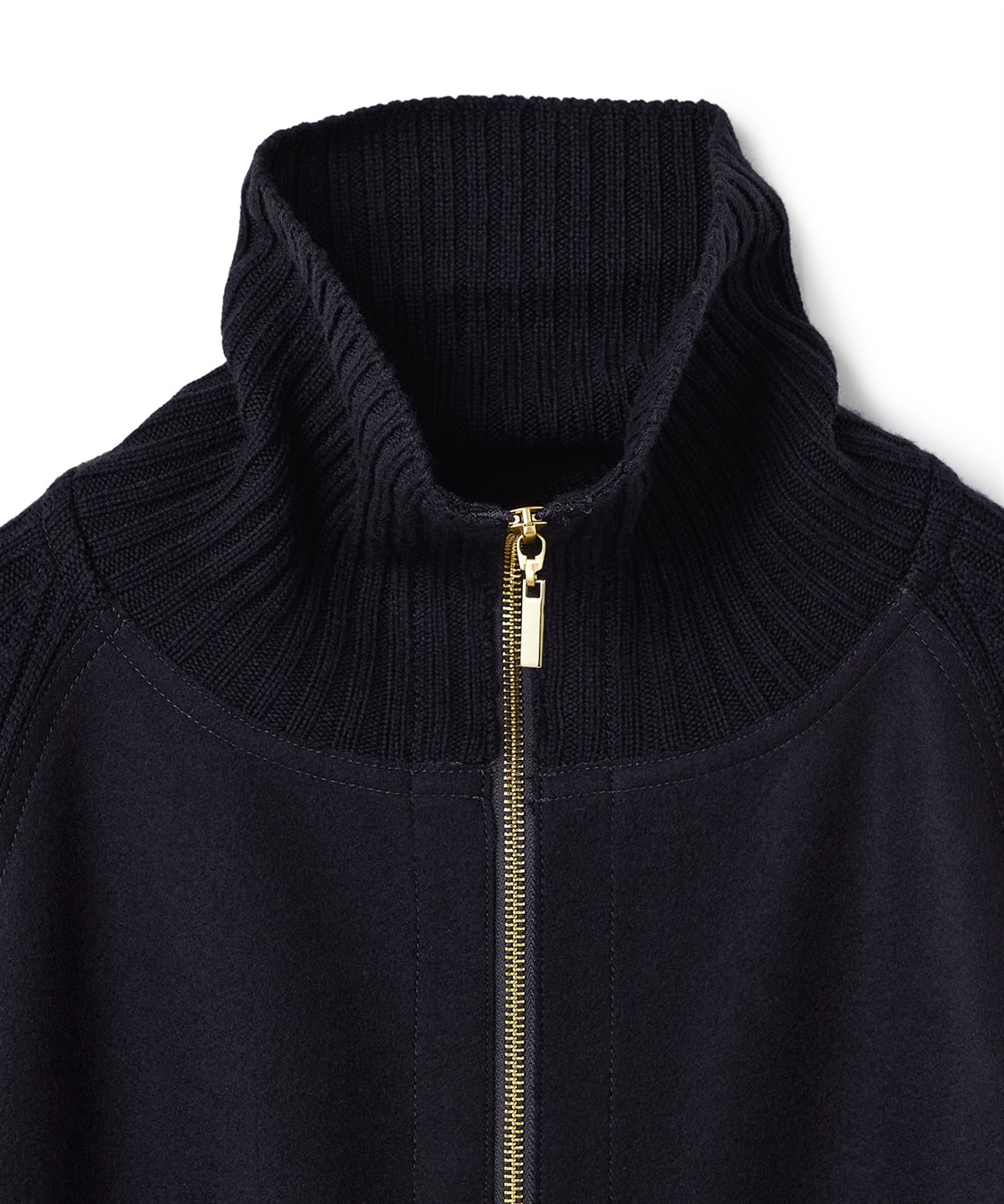 49AV JUNKO SHIMADA 異素材コンビジップアップブルゾン_sub_2