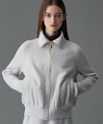 49AV JUNKO SHIMADA 【YEAR END SALE】異素材コンビジップアップブルゾン_subthumb_10