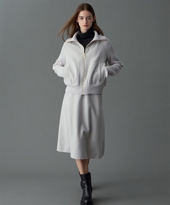 49AV JUNKO SHIMADA 【YEAR END SALE】異素材コンビジップアップブルゾン_subthumb_13