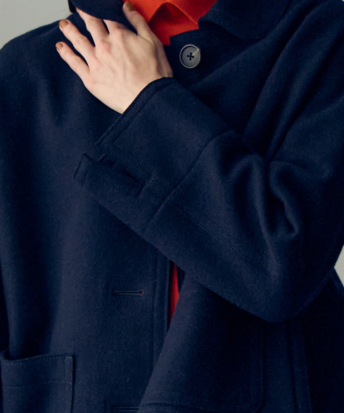 49AV JUNKO SHIMADA ショート丈メルトンジャケット_sub_8