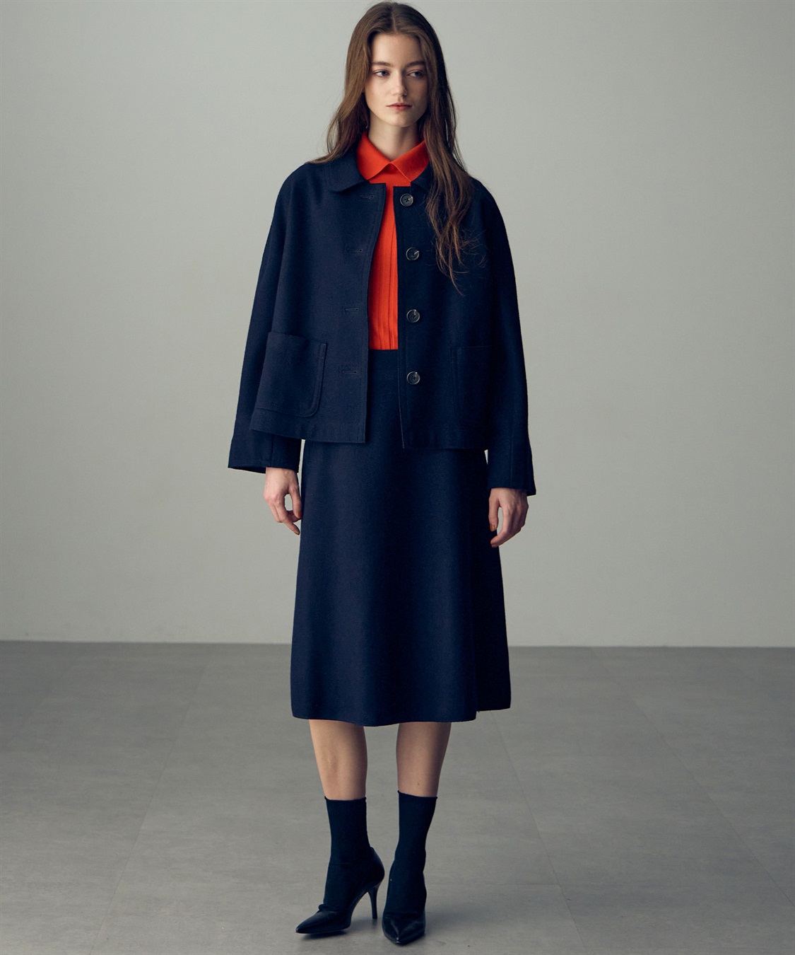 49AV JUNKO SHIMADA ショート丈メルトンジャケット_sub_12