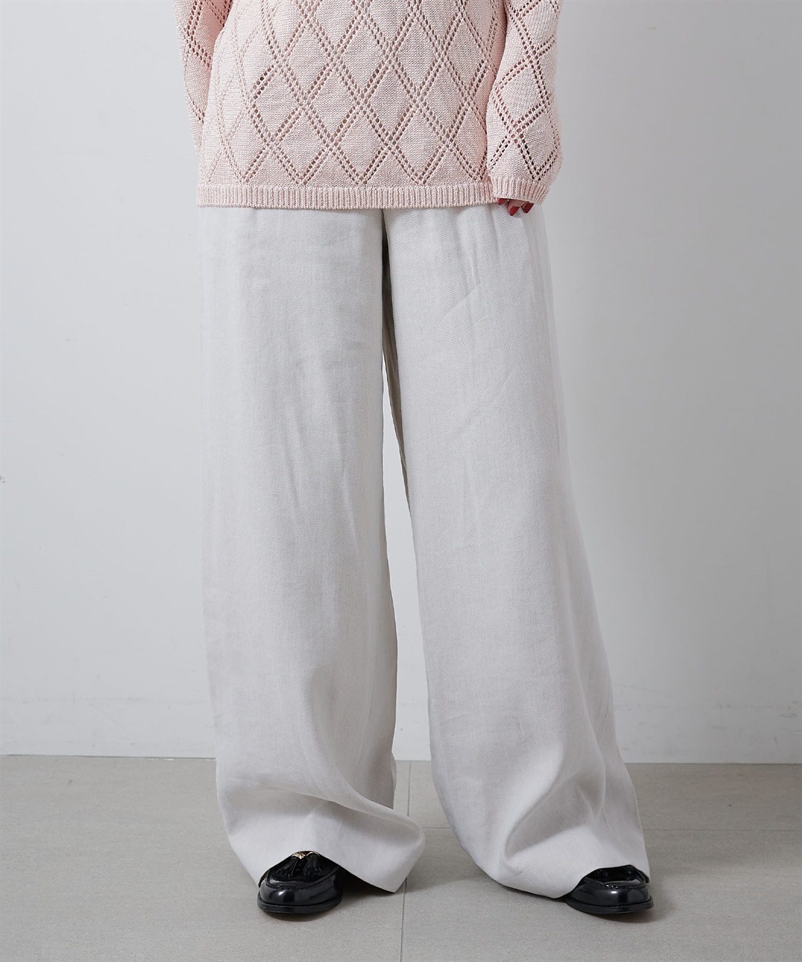 49AV JUNKO SHIMADA 【TIME SALE】NALYAワイドタックパンツ_sub_2