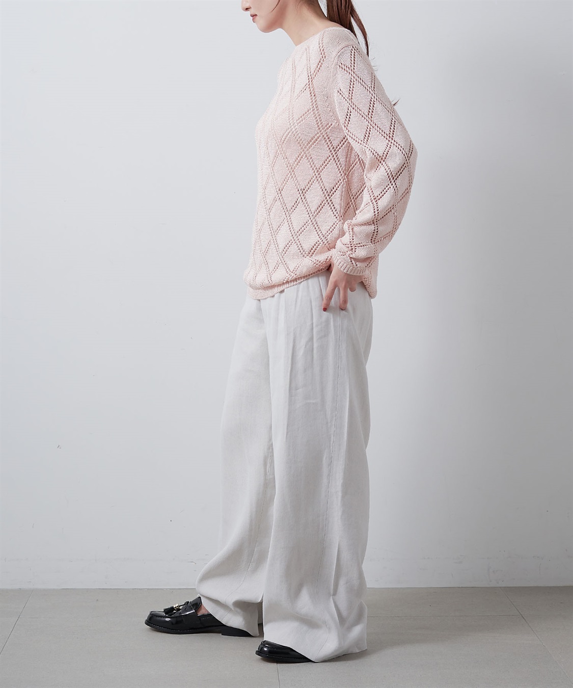 49AV JUNKO SHIMADA 【TIME SALE】NALYAワイドタックパンツ_sub_5