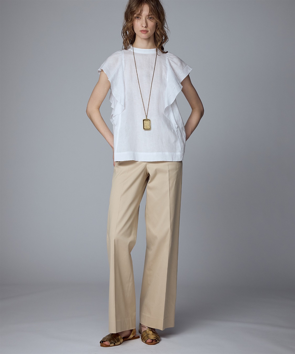 49AV JUNKO SHIMADA 【TIME SALE】ワイドパンツ_sub_10