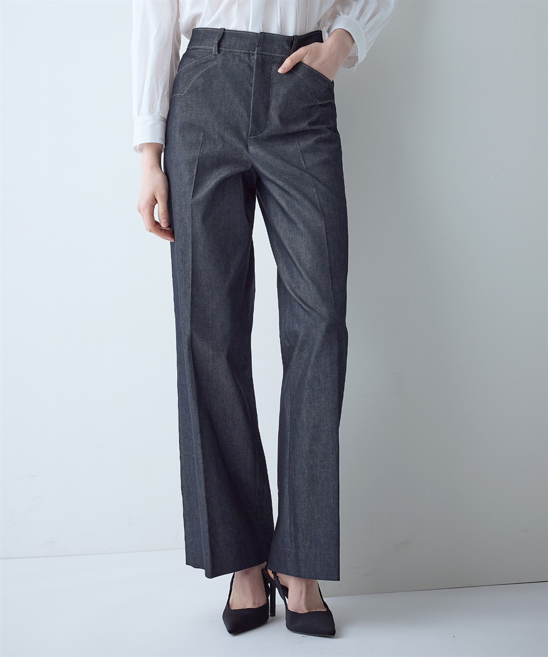 49AV JUNKO SHIMADA 【TIME SALE】ワイドパンツ_sub_16