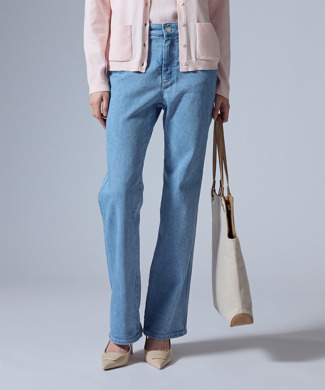 BLACK FRIDAY】デニムストレートパンツ 49AV JUNKO SHIMADA｜クロス