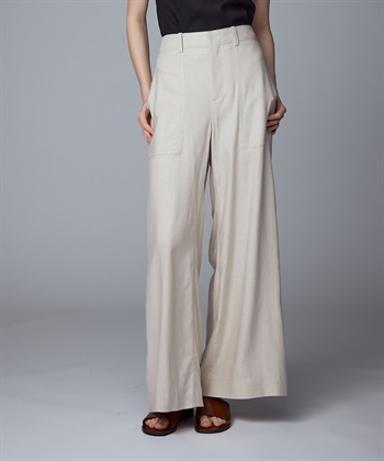 49AV JUNKO SHIMADA 【CHRISTMAS SALE】麻×レーヨン混ワイドパンツ_subthumb_3