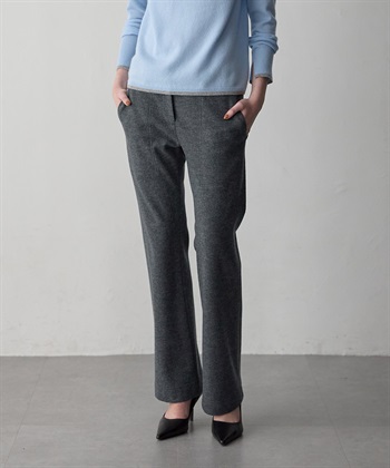 49AV JUNKO SHIMADA ウールジャージースリムテーパードシルエットパンツ_subthumb_2