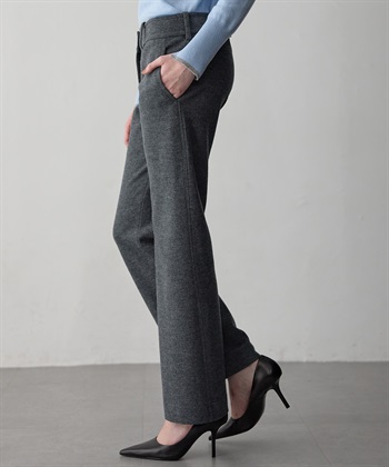 49AV JUNKO SHIMADA ウールジャージースリムテーパードシルエットパンツ_subthumb_4