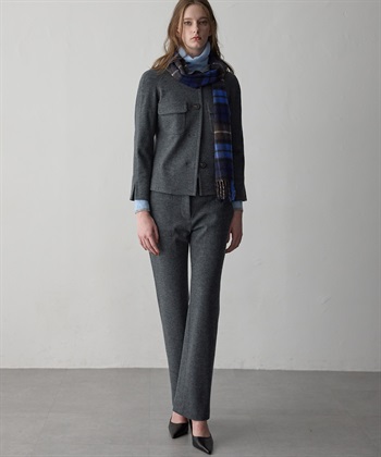 49AV JUNKO SHIMADA ウールジャージースリムテーパードシルエットパンツ_subthumb_9