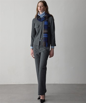 49AV JUNKO SHIMADA ウールジャージースリムテーパードシルエットパンツ_subthumb_10