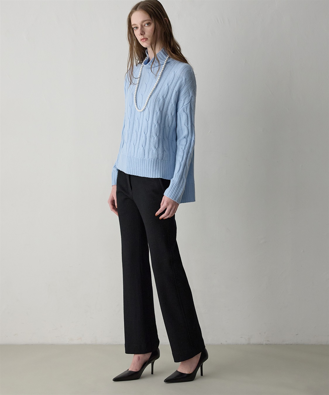 49AV JUNKO SHIMADA ウールジャージースリムテーパードシルエットパンツ_sub_19