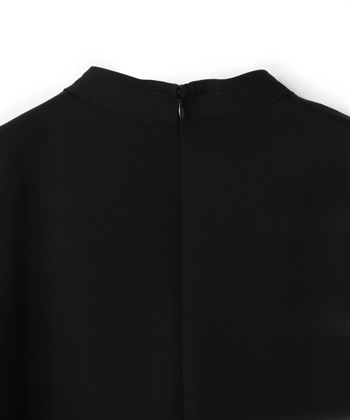 49AV JUNKO SHIMADA オールブラックフラップ付きワンピース_subthumb_3