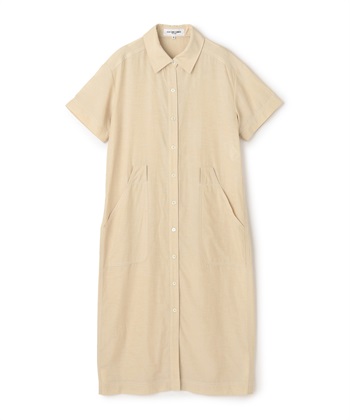 A.P.C. カーキワンピース 半袖 ベルト付き A P C カーキワンピース 半袖 ベルト付き｜Yahoo!フリマ（旧