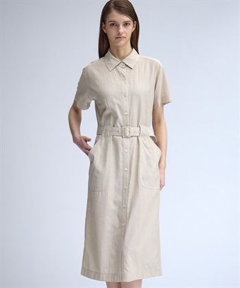 49AV JUNKO SHIMADA 【TIME SALE】ベルト付き半袖シャツワンピース_subthumb_8