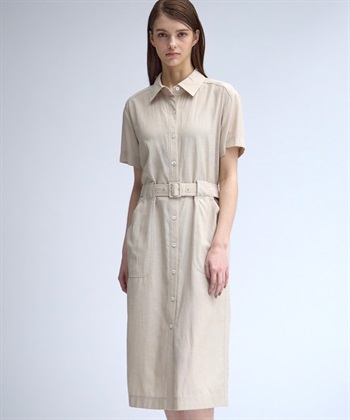 49AV JUNKO SHIMADA 【TIME SALE】ベルト付き半袖シャツワンピース_subthumb_12