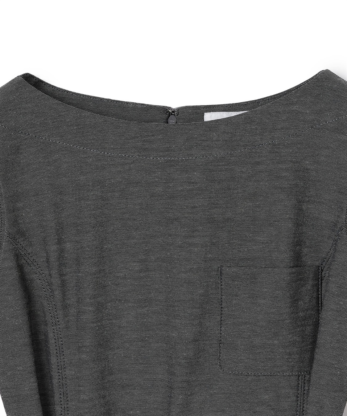 ワンピース&シルバーベルトセット　美品 高身長 カットジョーゼットワンピース（共布ベルト付）（トール