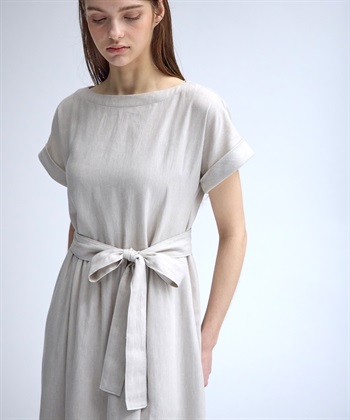 49AV JUNKO SHIMADA 【TIME SALE】リネン混ロング丈ワンピース_subthumb_7