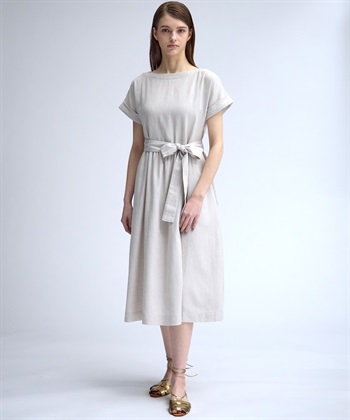 49AV JUNKO SHIMADA 【TIME SALE】リネン混ロング丈ワンピース_subthumb_8