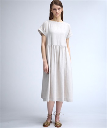 49AV JUNKO SHIMADA 【TIME SALE】リネン混ロング丈ワンピース_subthumb_9
