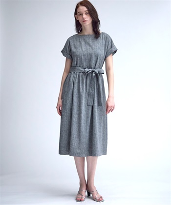 49AV JUNKO SHIMADA 【TIME SALE】リネン混ロング丈ワンピース_subthumb_16