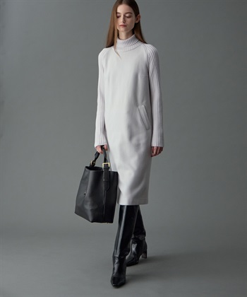 49AV JUNKO SHIMADA 異素材コンビロング丈ワンピース_subthumb_13