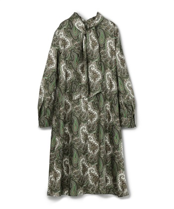 49AV JUNKO SHIMADA ペイズリープリント長袖ワンピース_subthumb_1