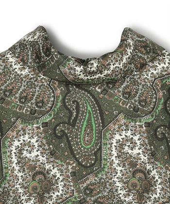 49AV JUNKO SHIMADA ペイズリープリント長袖ワンピース_subthumb_2