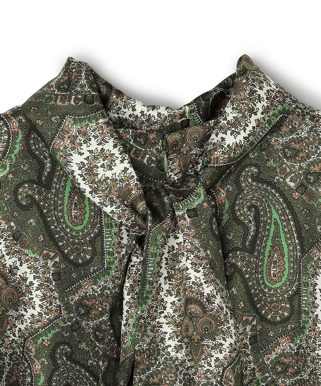 49AV JUNKO SHIMADA ペイズリープリント長袖ワンピース_sub_3