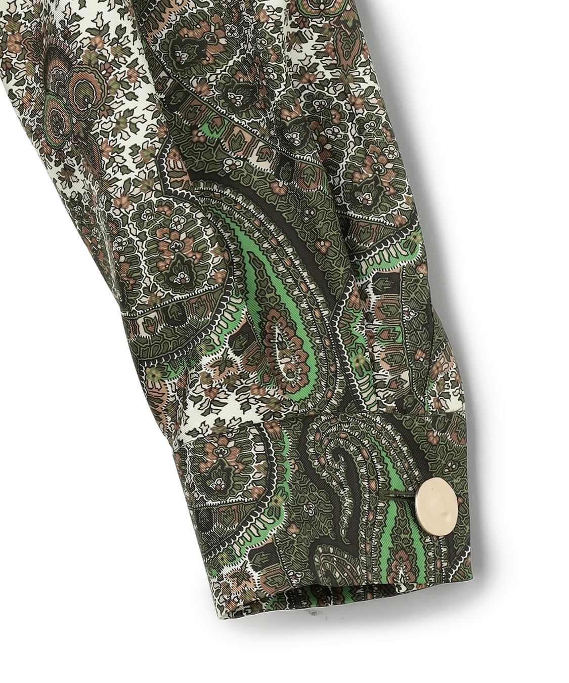 49AV JUNKO SHIMADA ペイズリープリント長袖ワンピース_sub_4