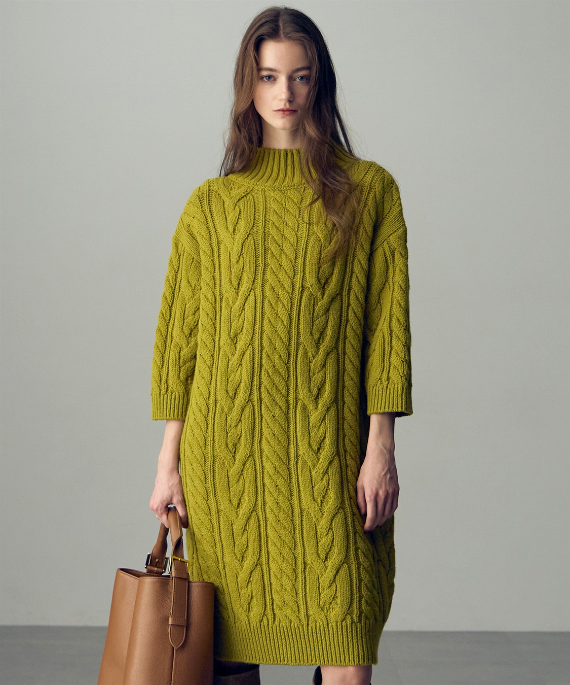 ケーブル編みニットワンピース 49AV JUNKO SHIMADA｜クロスプラス公式