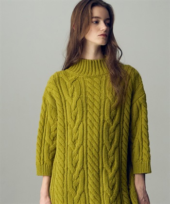 ケーブル編みニットワンピース 49AV JUNKO SHIMADA｜クロスプラス公式