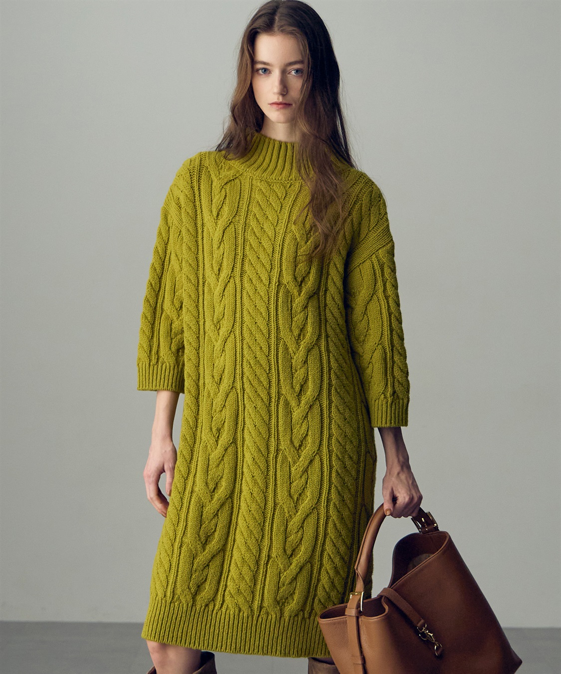 ケーブル編みニットワンピース 49AV JUNKO SHIMADA｜クロスプラス公式