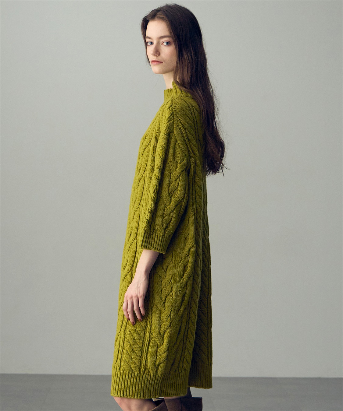 ケーブル編みニットワンピース 49AV JUNKO SHIMADA｜クロスプラス公式