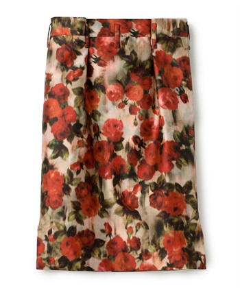 49AV junko shimada レーススカート新品　40 カットフラワータックスカート 49AV JUNKO SHIMADA｜クロス