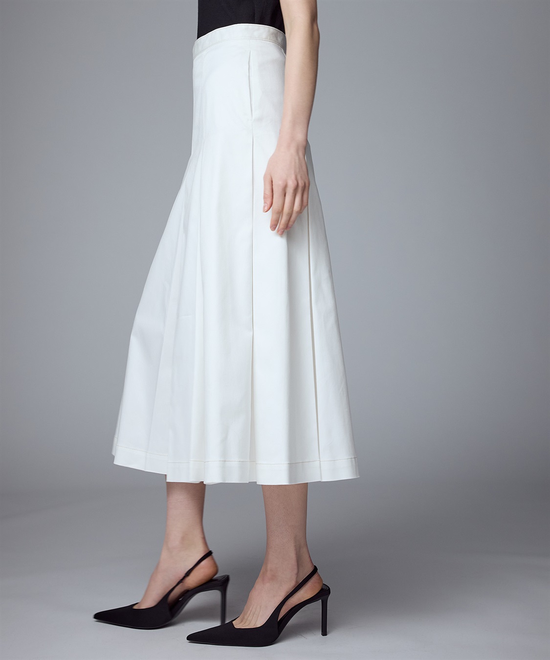 49AV JUNKO SHIMADA 【TIME SALE】ミディ丈プリーツフレアースカート_sub_13
