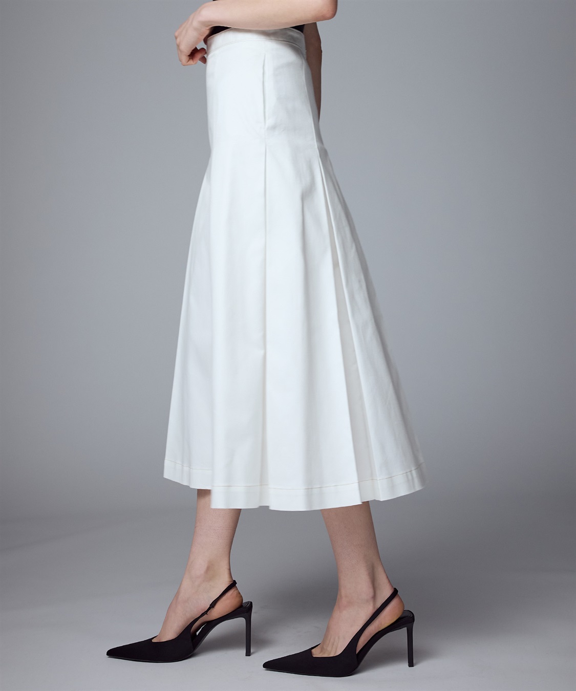 49AV JUNKO SHIMADA 【TIME SALE】ミディ丈プリーツフレアースカート_sub_14