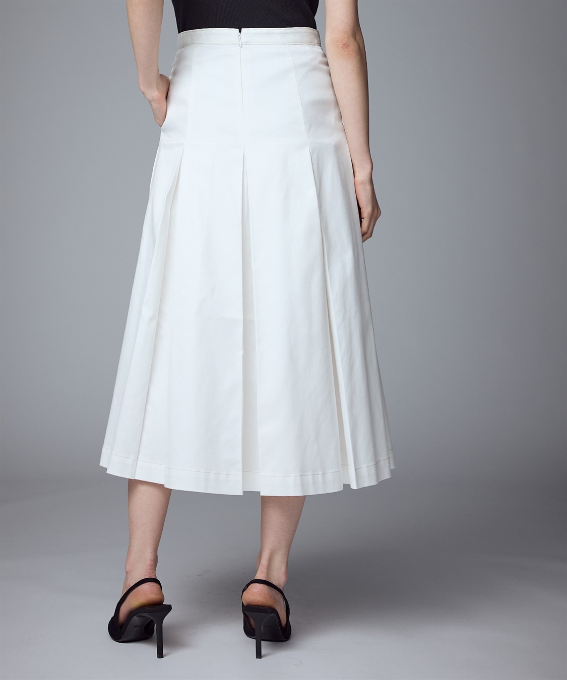 49AV JUNKO SHIMADA 【TIME SALE】ミディ丈プリーツフレアースカート_sub_16