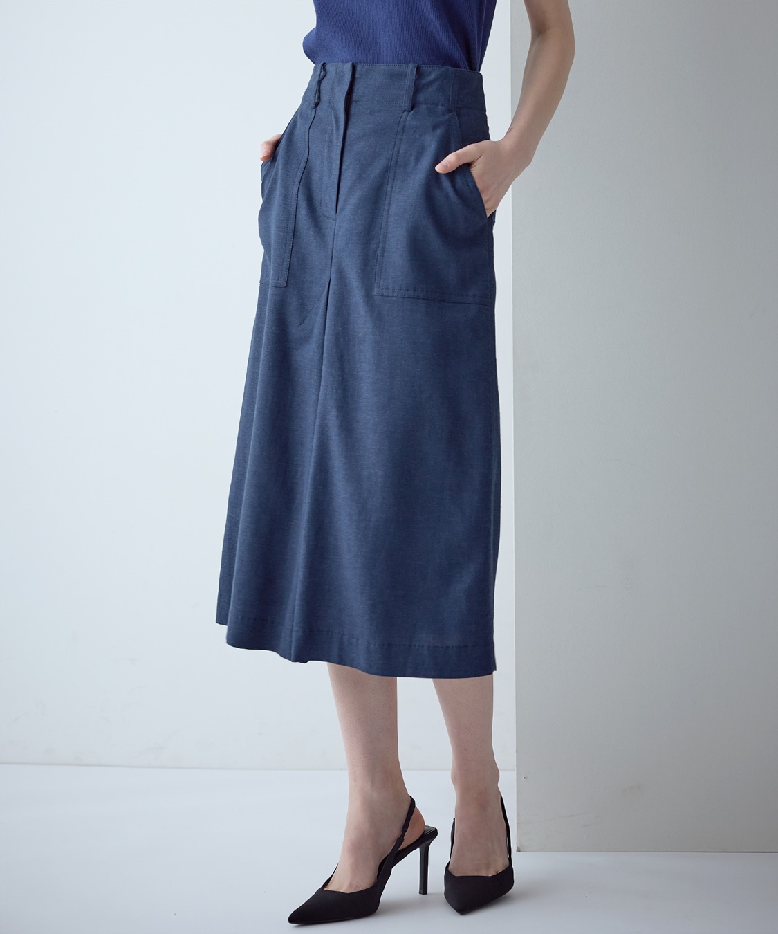 49AV junko shimada レーススカート新品　40 カットフラワータックスカート 49AV JUNKO SHIMADA｜クロス