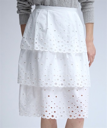 49AV JUNKO SHIMADA 【TIME SALE】カットワークレースティアードスカート_subthumb_2