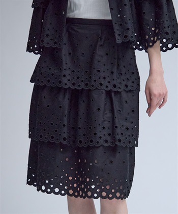 49AV JUNKO SHIMADA カットワークレースティアードスカート_subthumb_10