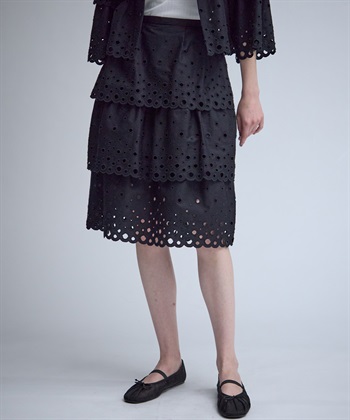 49AV JUNKO SHIMADA カットワークレースティアードスカート_subthumb_11