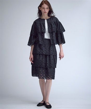 49AV JUNKO SHIMADA カットワークレースティアードスカート_subthumb_14