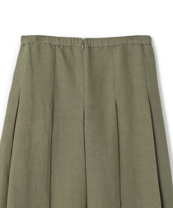 49AV JUNKO SHIMADA レーヨン×リネンプリーツスカート_subthumb_3
