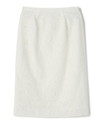 カットワーク刺繍入りスカート 49AV JUNKO SHIMADA｜クロス